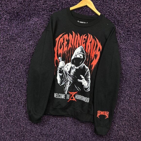 Ice Nine Kills Welcome to Horrorwood Crewneck Sweater Size Extra Large - Picture 3 of 4